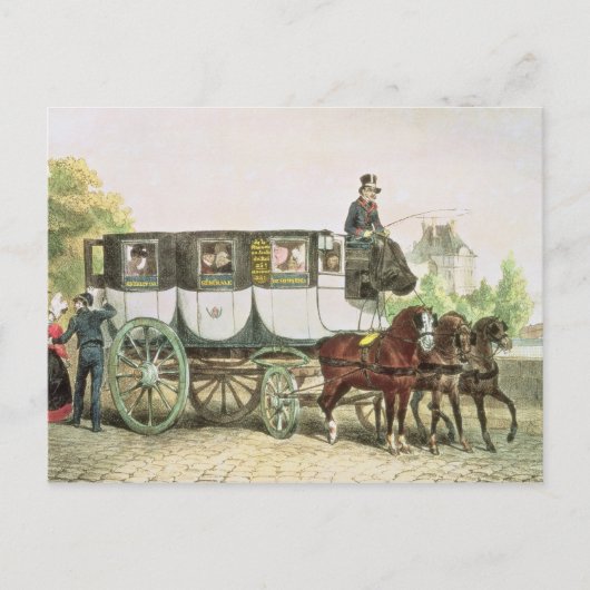 Carte Postale Entreprise Générale des Omnibus', (Devant)