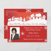 Carte Postale Entreprise "Home For The Holidays" (Devant / Derrière)