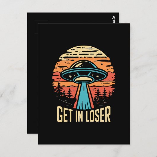 Carte Postale Entrer dans perdant (Devant / Derrière)