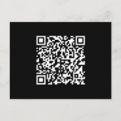 Carte Postale Entrer l'URL et créer un code QR numérisable | Bla (Devant)