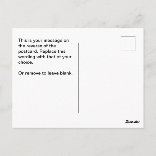 Carte postale Entretien général et réparations (Dos)