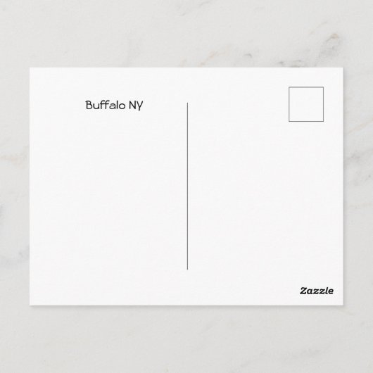 Carte Postale Entrez Buffalo Postcard (Dos)