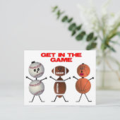 Carte Postale Entrez dans le jeu (Debout devant)