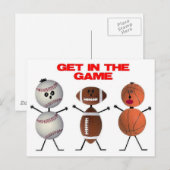 Carte Postale Entrez dans le jeu (Devant / Derrière)