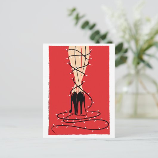 Carte postale Enveloppé (Debout devant)