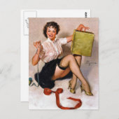 Carte Postale Enveloppement de la broche présent (Devant / Derrière)