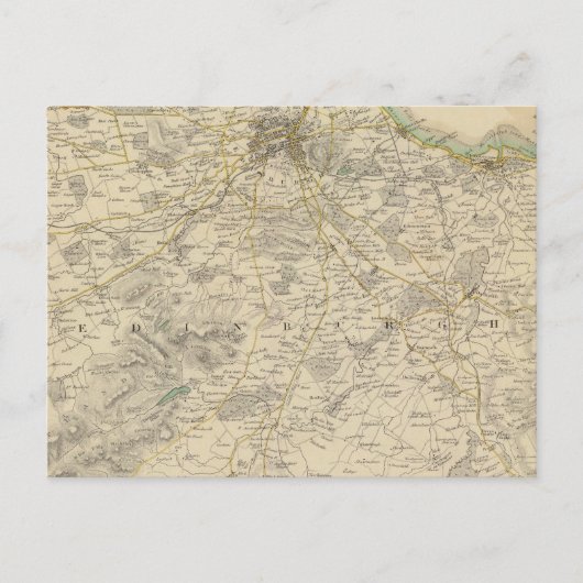 Carte Postale Environnements d'Édimbourg (Devant)