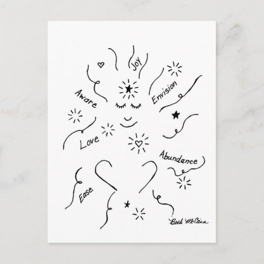 Carte postale 'Envision' (Devant)