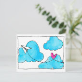 Carte Postale Envoi d'amour (Debout devant)