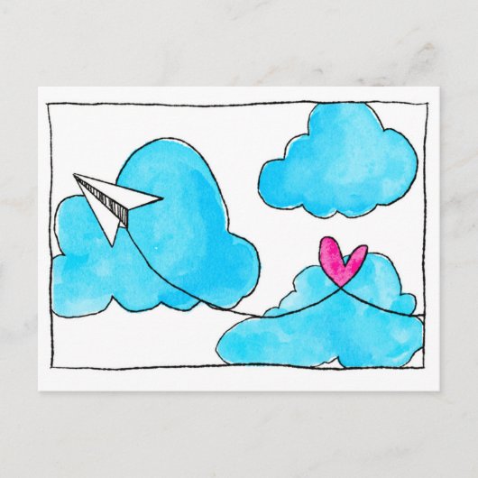 Carte Postale Envoi d'amour (Devant)