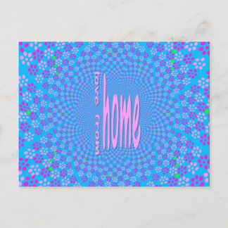 Carte Postale Envoi d'amour à la maison