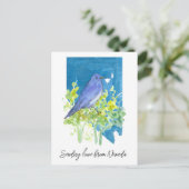 Carte Postale Envoi d'amour Nevada Bluebird Sagebrush (Debout devant)