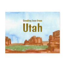 Envoi d'amour Utah Red Rocks Sud-ouest Désert