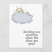 Carte Postale Envoi de soleil - Cute Get Well Postcard (Devant)