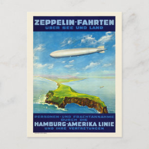 Carte Postale Envois de zeppelin 1935