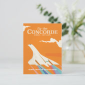 Carte Postale Envolez-vous à bord du Concorde (Debout devant)