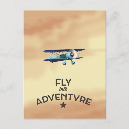 Carte Postale Envolez-vous dans l'aventure (Devant)