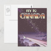Carte Postale Envolez-vous pour le Canada (Devant / Derrière)