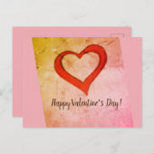 Carte Postale Envoyer Avec Amour (Devant / Derrière)