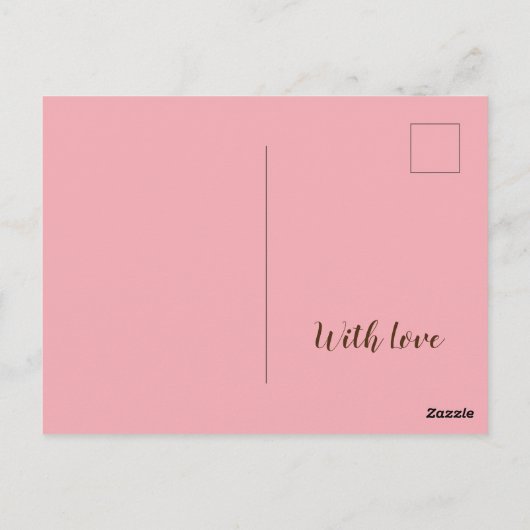 Carte Postale Envoyer Avec Amour (Dos)