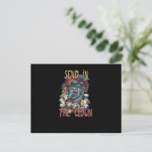 Carte Postale Envoyer dans le clown (Debout devant)