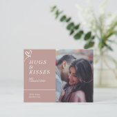 Carte Postale Envoyer des câlins et des baisers avec des valenti (Debout devant)