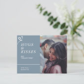 Carte Postale Envoyer des câlins et des baisers avec des valenti (Debout devant)