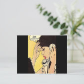 Carte Postale Envoyer juste Chocolat Vintage BD art (Debout devant)