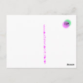 Carte Postale Envoyer l'amour de la maison encore et encore (Dos)