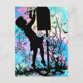 CARTE POSTALE ENVOYER L'AMOUR PAR COURRIER SNAIL! (Devant)