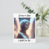 Carte Postale Envoyer un ange pour veiller sur vous (Debout devant)