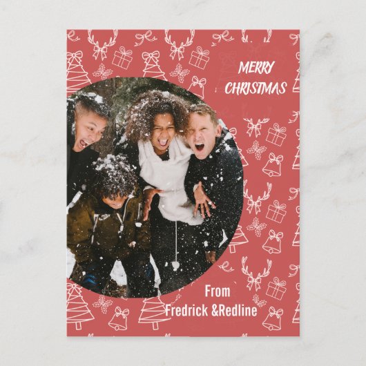 Carte Postale Envoyer un message de vacances gai avec ce Whimsic (Devant)