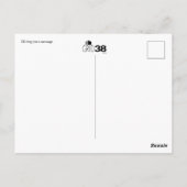 Carte Postale Envoyer un message Mouette Joyeux Anniversaire Car (Dos)