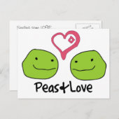 Carte Postale Envoyer Un Peu D'Amour (Devant / Derrière)