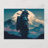 Carte Postale Envoyer votre message avec Samurai (Devant)