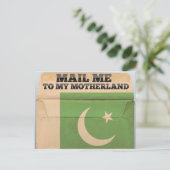 Carte Postale Envoyez-moi un courrier au Pakistan (Debout devant)