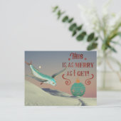 Carte Postale Envoyez un peu de gaieté de vacances avec un peu d (Debout devant)