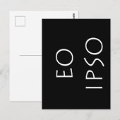 Carte Postale Eo Ipso (Devant / Derrière)