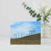 Carte postale - éoliennes (Debout devant)