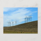 Carte postale - éoliennes (Devant)