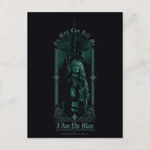 Carte Postale Éowyn contre SAURON™ "Je ne suis pas un homme" Gra