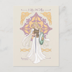 Carte Postale Éowyn "Je ne suis pas un homme" Graphisme prêt à l