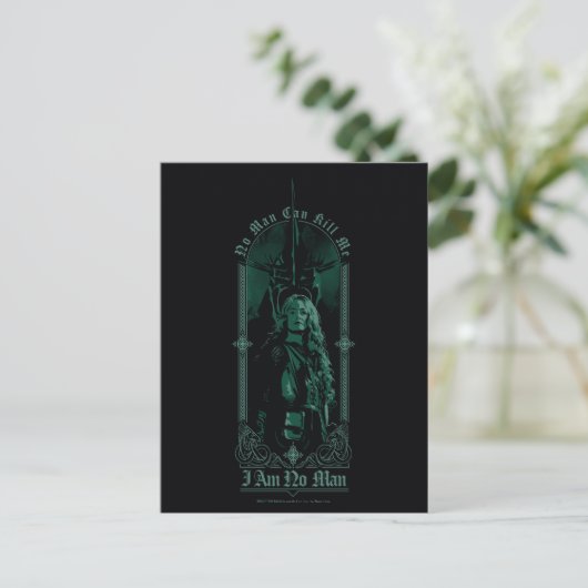 Carte Postale Éowyn Vs SAURON™ "I Am No Man" Rohan Graphic (Debout devant)