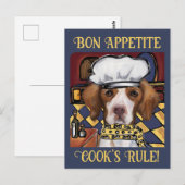 Carte Postale Épagneul breton (Devant / Derrière)