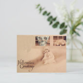 Carte Postale Epaule incorrecte... Monstre Jack-o'-lantern crâne (Debout devant)