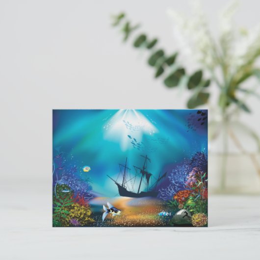 Carte Postale Épave (Debout devant)