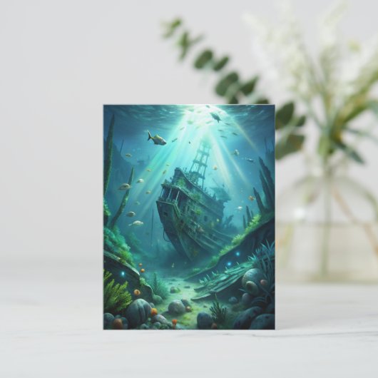 Carte Postale Épave (Debout devant)