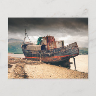 Carte Postale Épave Corpach