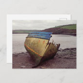 Carte Postale Épave de bateau (Devant / Derrière)