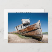 Carte Postale Épave de point Reyes (Devant / Derrière)